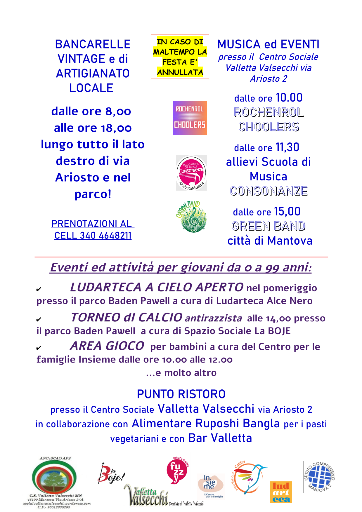 Volantino festa 2