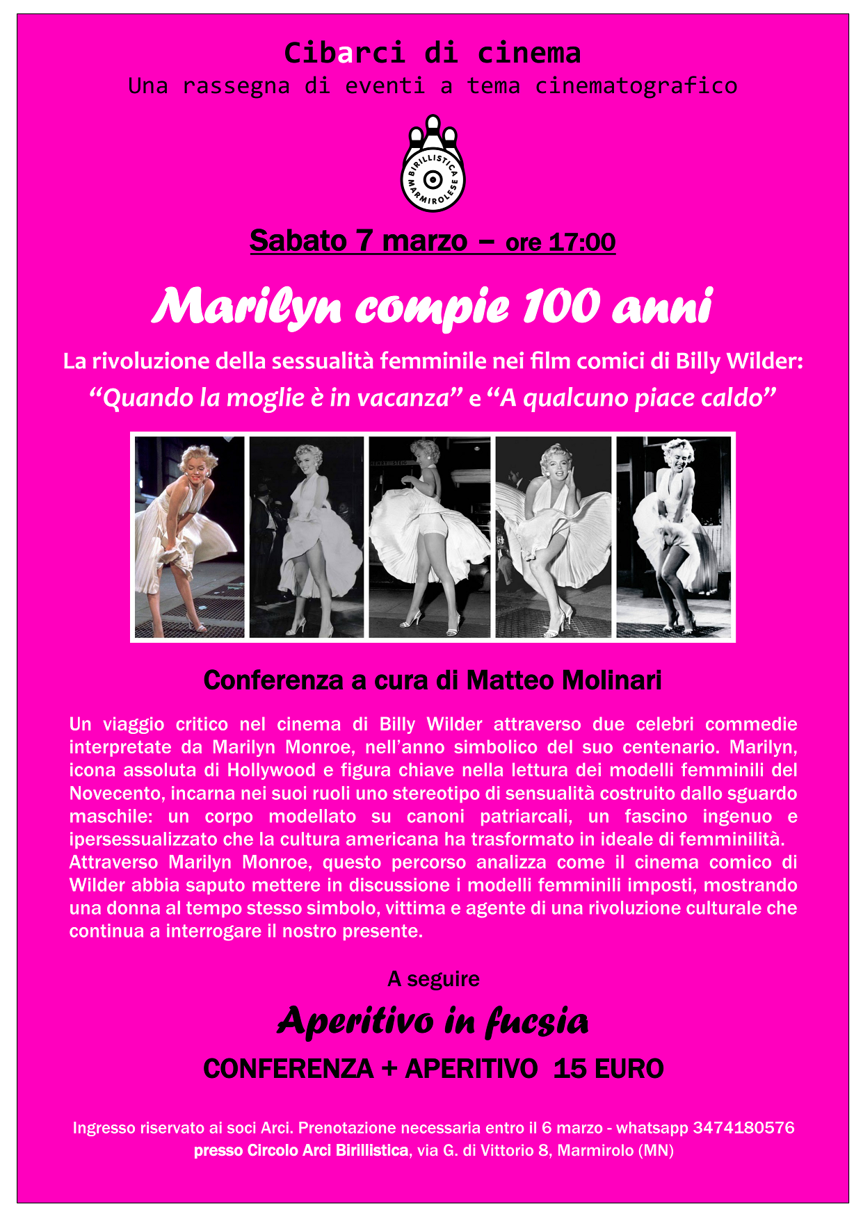 Cibarci di cinema MARILYN 16 02