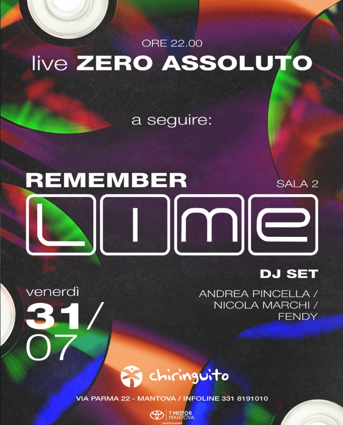 31 luglio lime