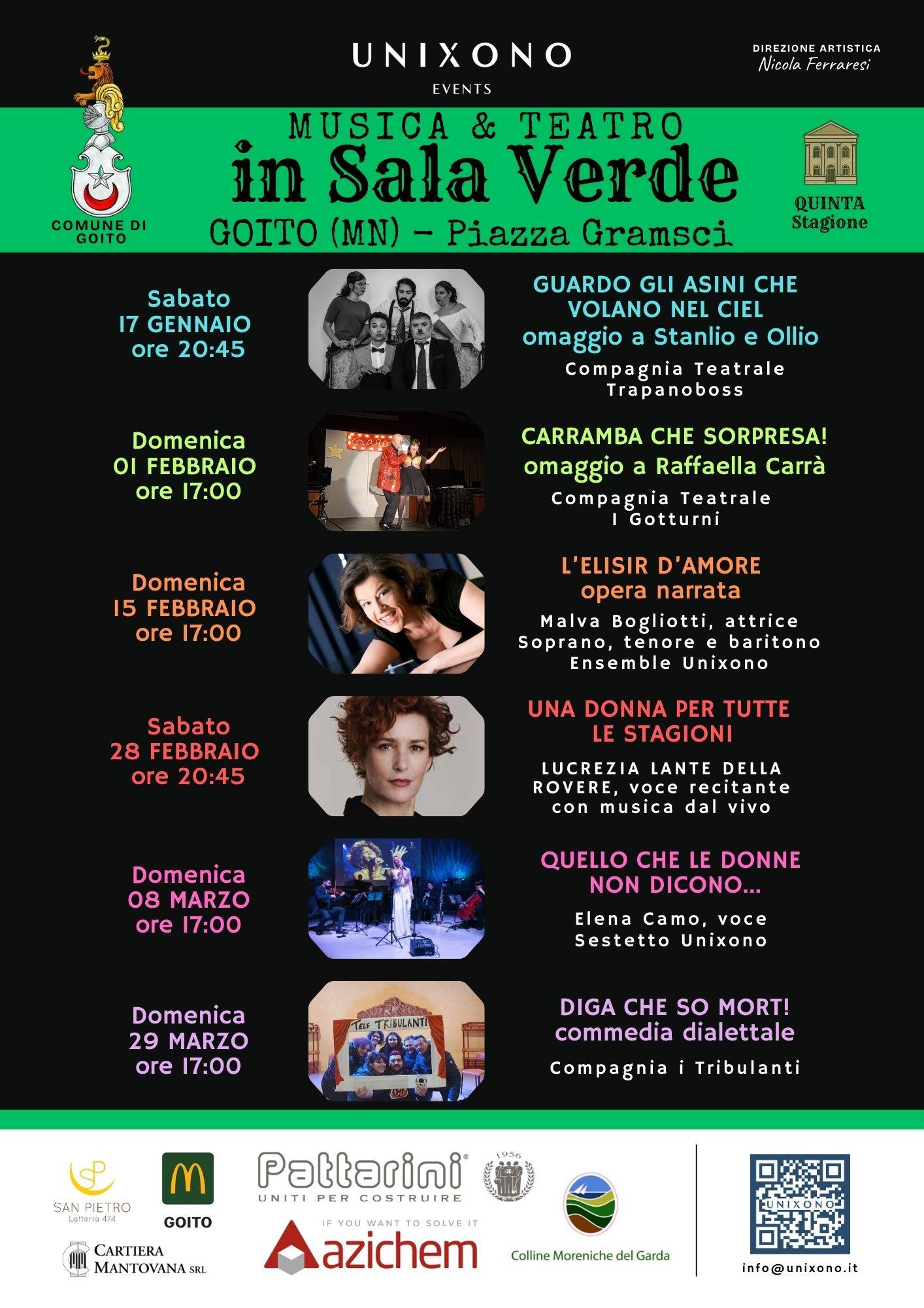 MUSICA TEATRO in sala verde