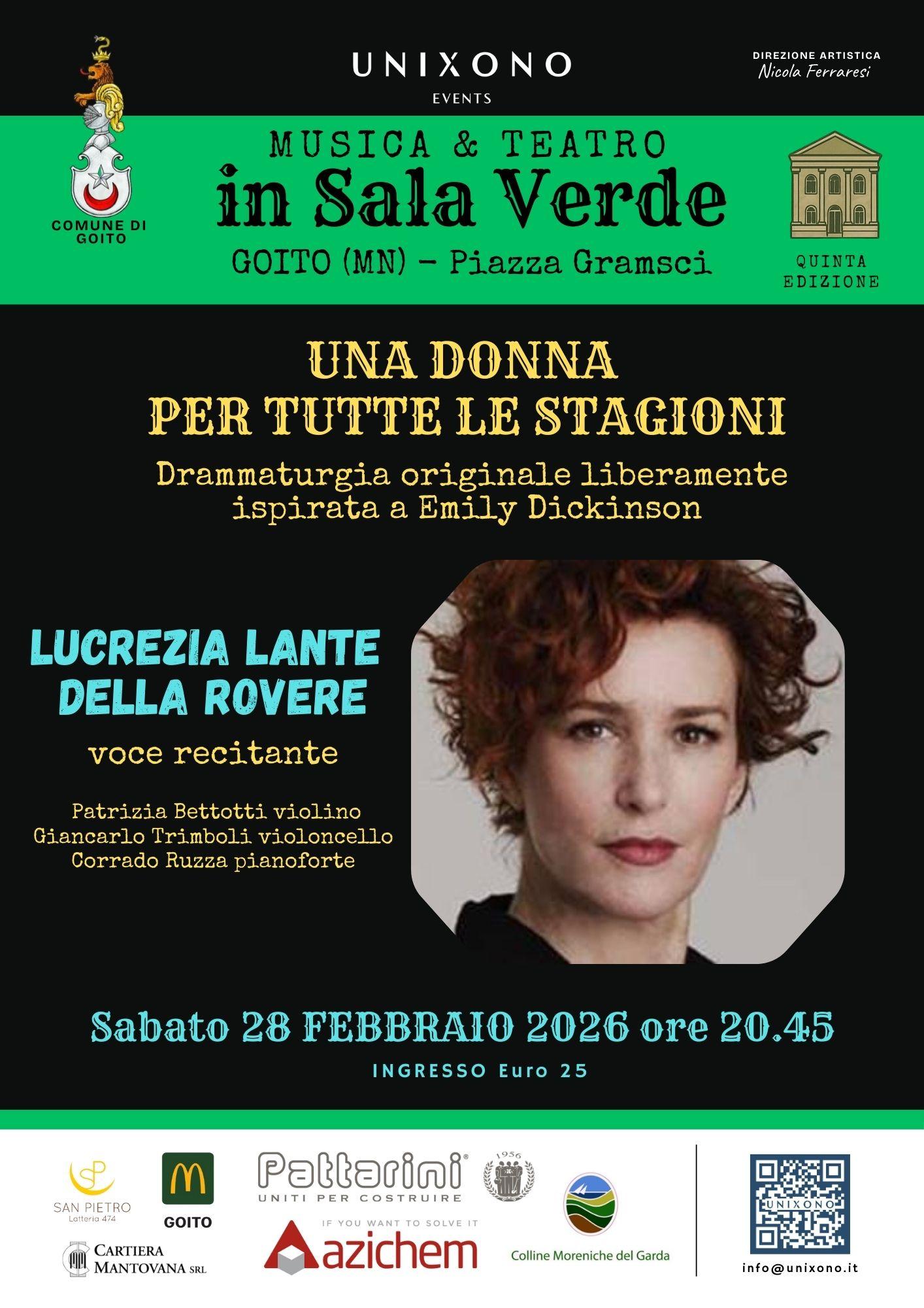 Una donna per tutte le stagioni con Lucrezia Lante Della Rovere