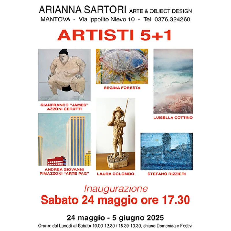 1 Locandina mostra ARTISTI 51 allargata