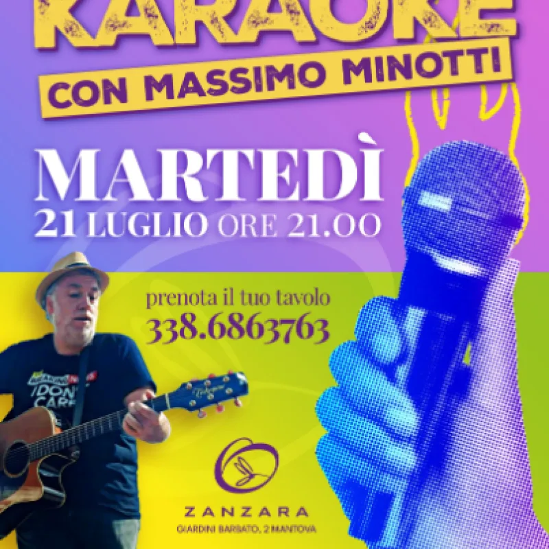 21 luglio zanzara karaoke