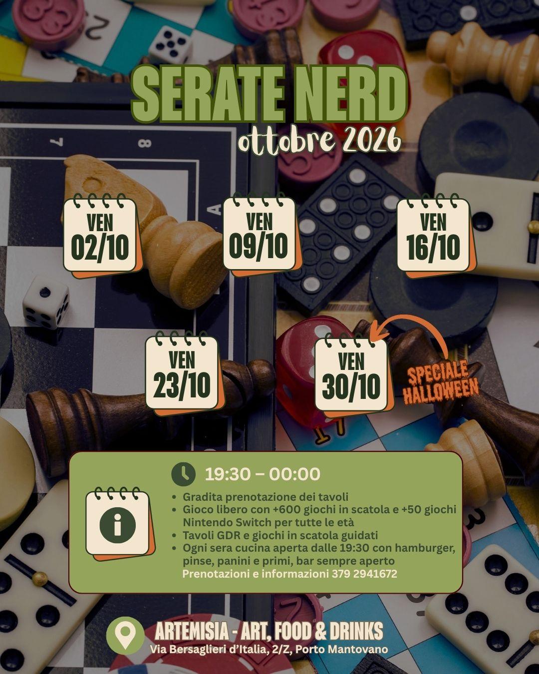 Calendario Serate Nerd OTT 2026 Post Instagram 45