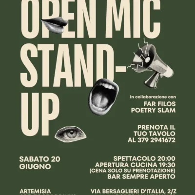 Open mic artemisia 20 giugno