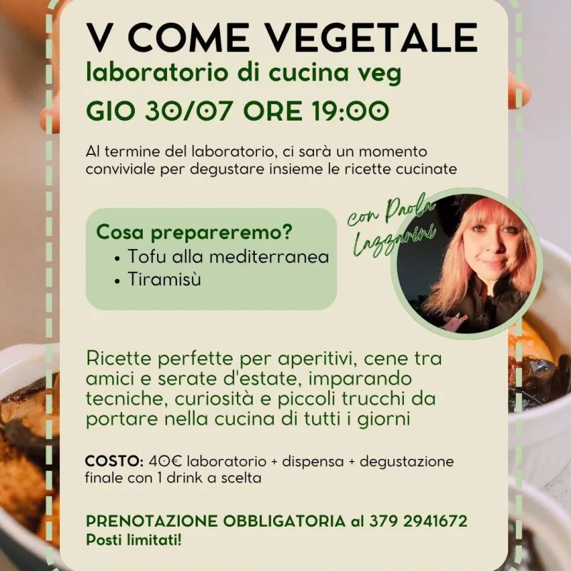 V come VEGETALE 30 luglio Post Instagram 45