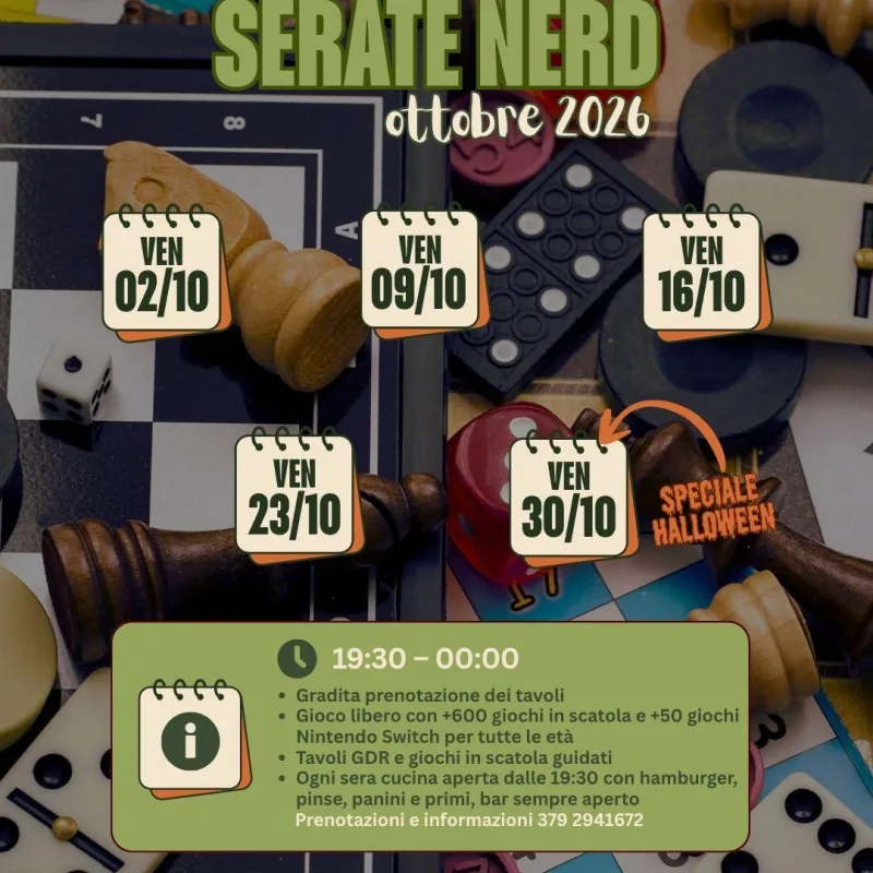 Calendario Serate Nerd OTT 2026 Post Instagram 45