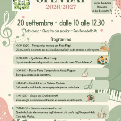 20 settembre open day musicanti