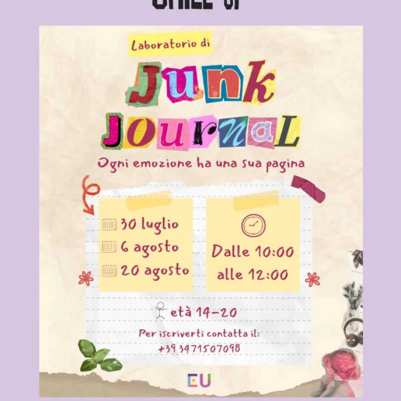 30 luglio junk journal