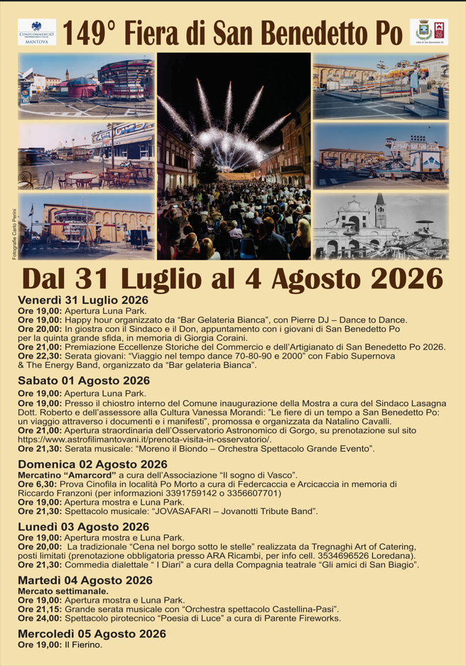 Programma Fiera d Agosto 2026 LIGHT
